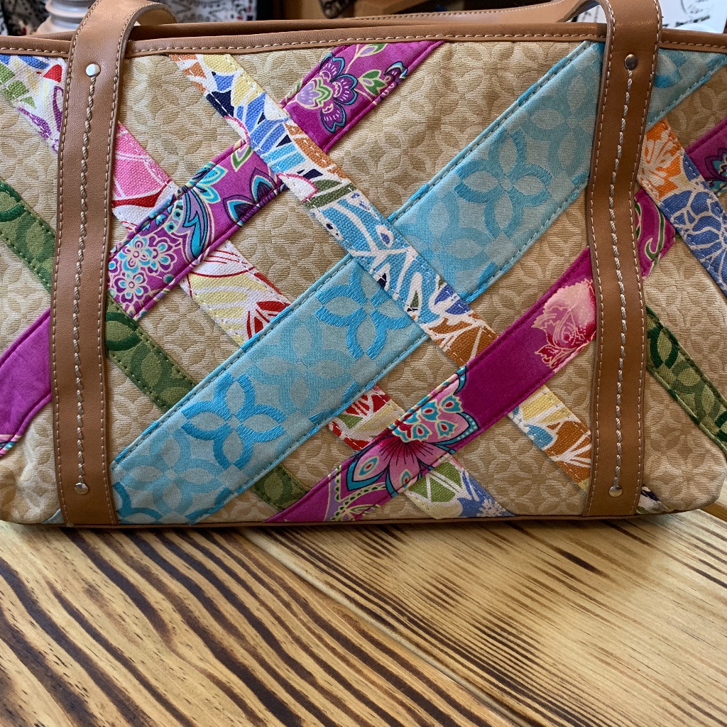 Relic Patchwork Textile Bag